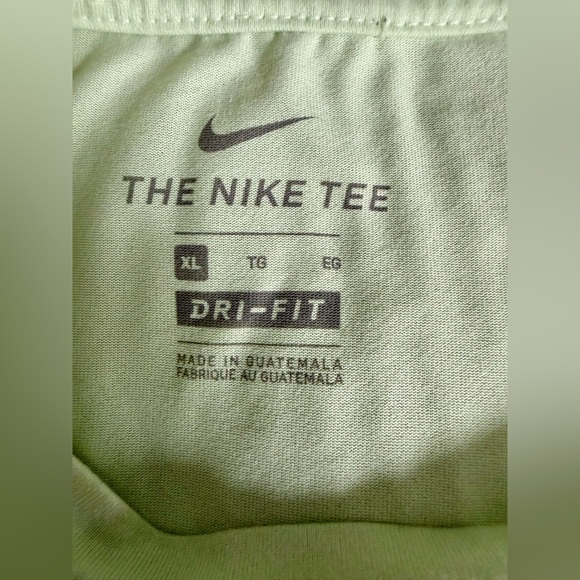 Nike Dri-Fit Tee Men’s XL Light Green Athletic Training Shirt - Picture 4 of 11
